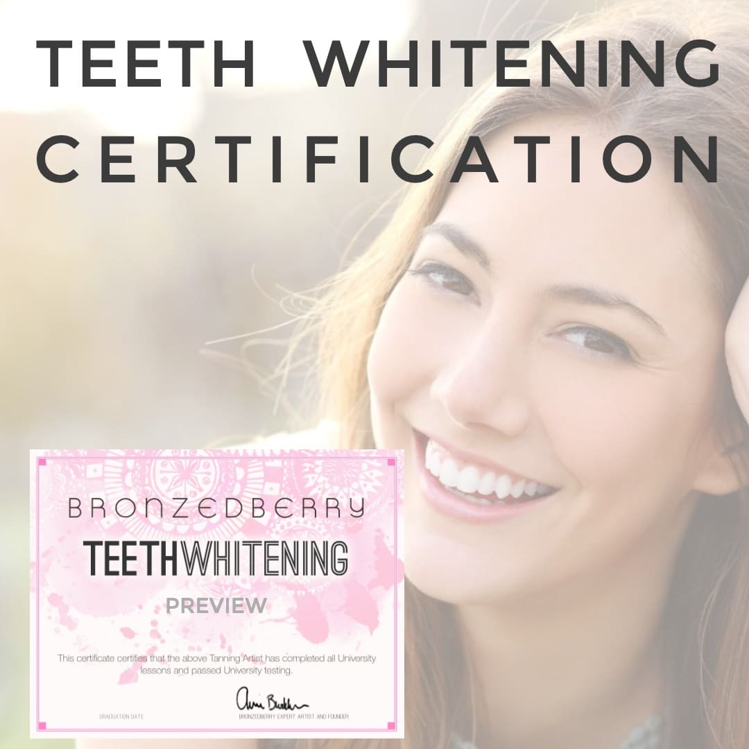 teeth whitening certification shop cover 2019