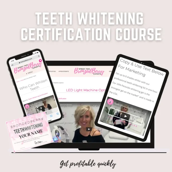 teeth whitening certification 2024