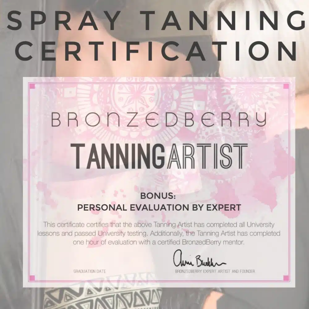 Spray Tan Training Certification