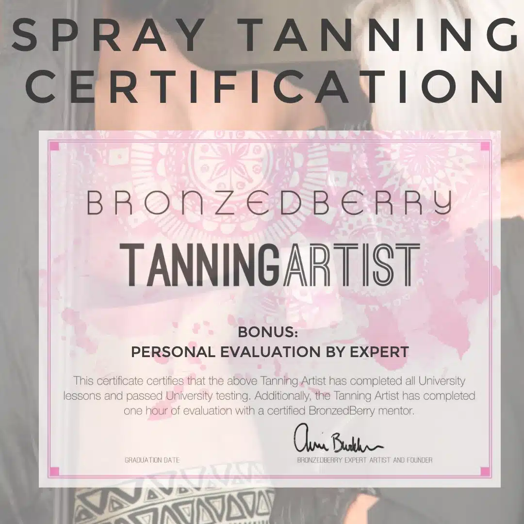 Spray Tanning Certification