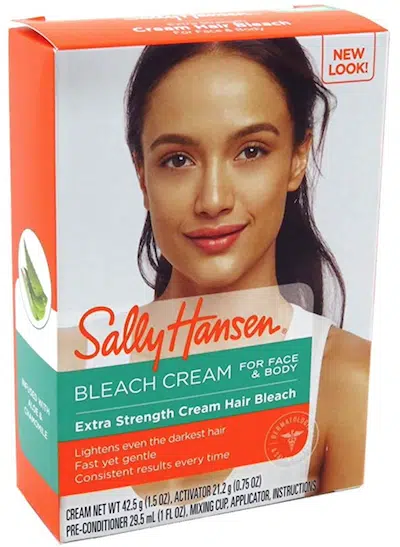 remove orange from hands with sally hansen skin bleach kit