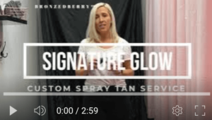 bronzedberry's signature glow explainer video cover photo